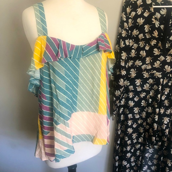 O'Neill Tops - NWT O’NIELL FLOWY COLORBLOCK TANK TOP